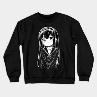 Loli with long hair Crewneck Sweatshirt